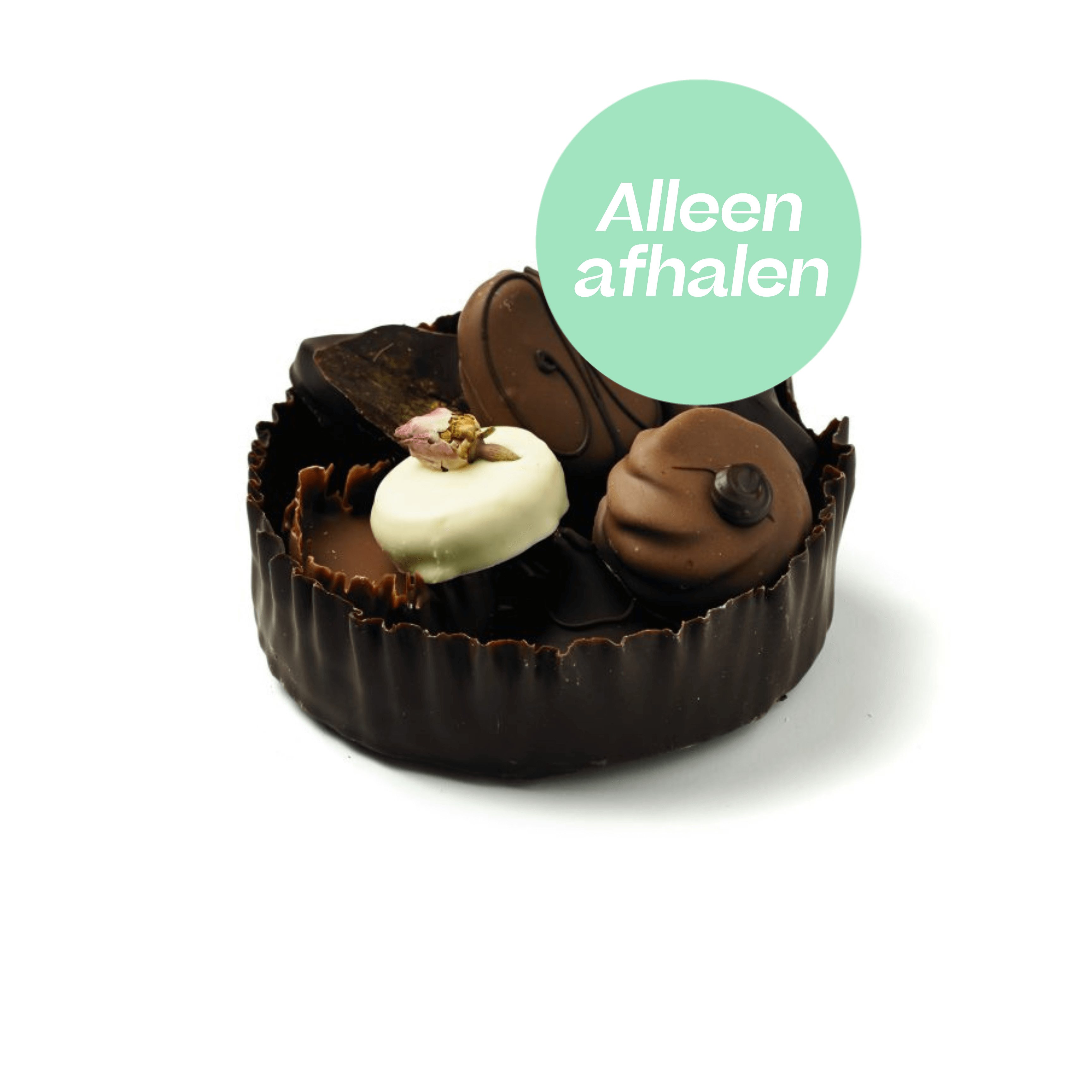 Luxe chocolade bonbonnière van De Bonte Koe