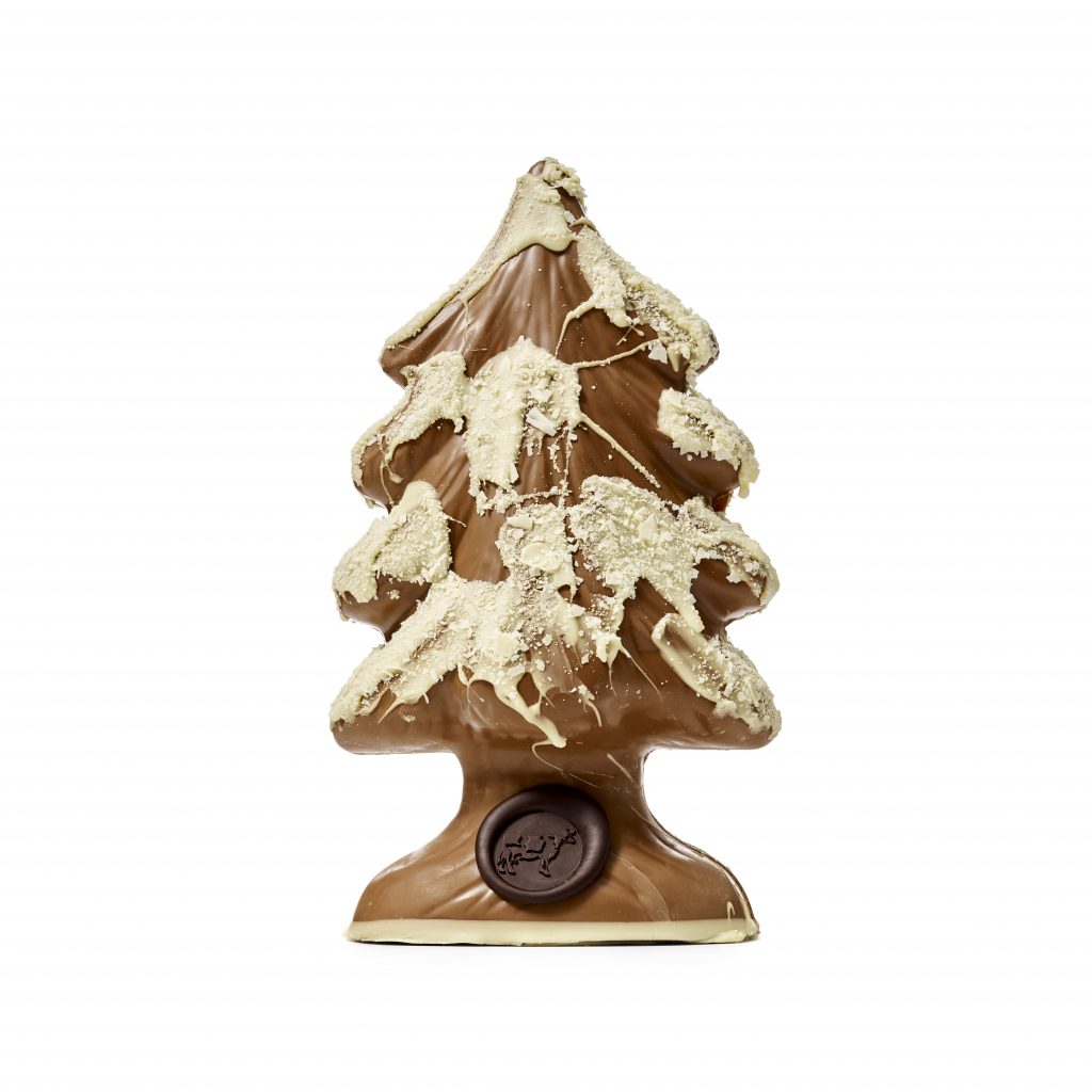 Feestelijke 3D chocolade kerstboom van De Bonte Koe