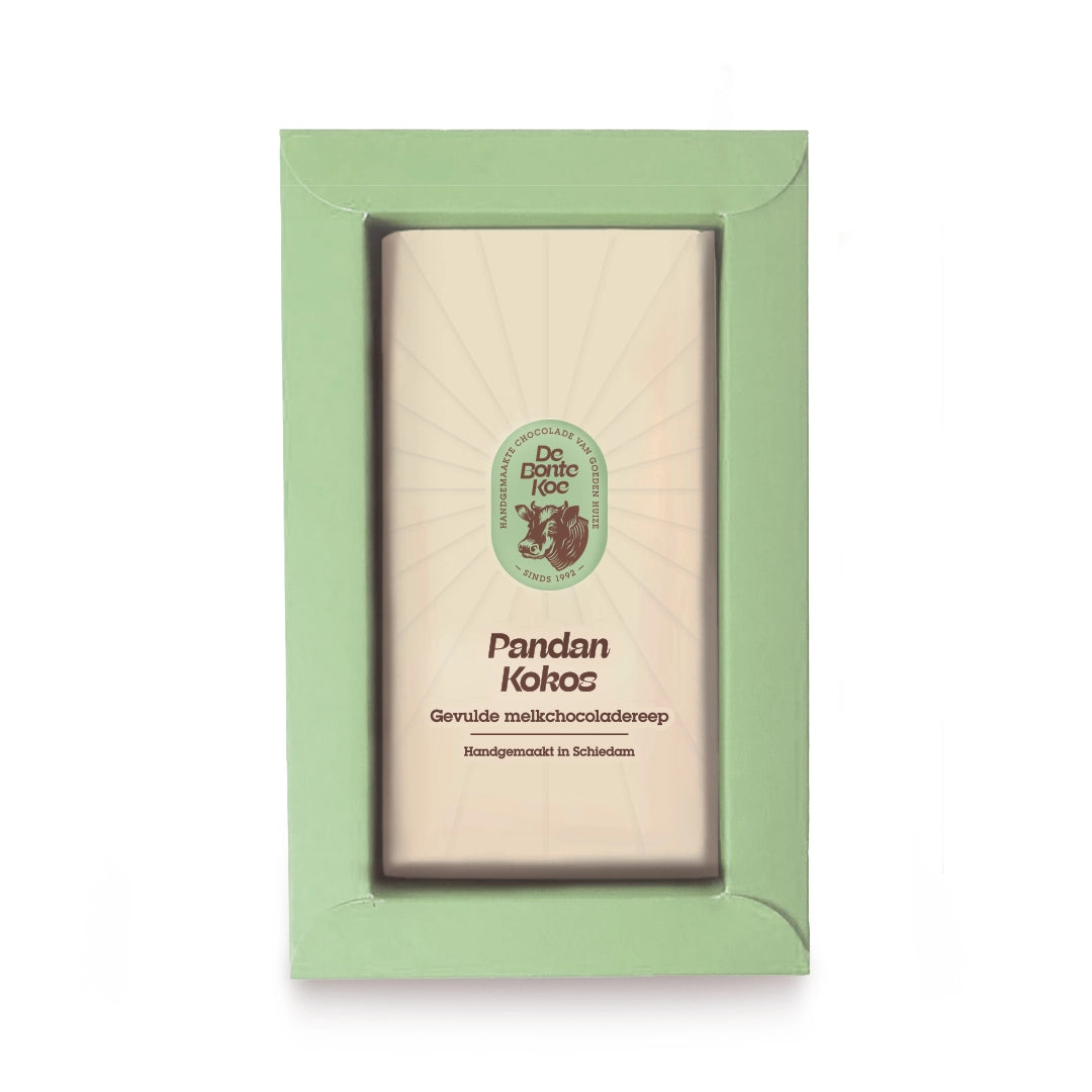 Deluxe reep | Pandan Kokos melkchocolade