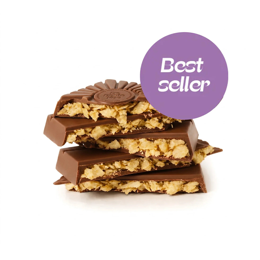 Deluxe reep | Zeezout chips melkchocolade - De Bonte Koe