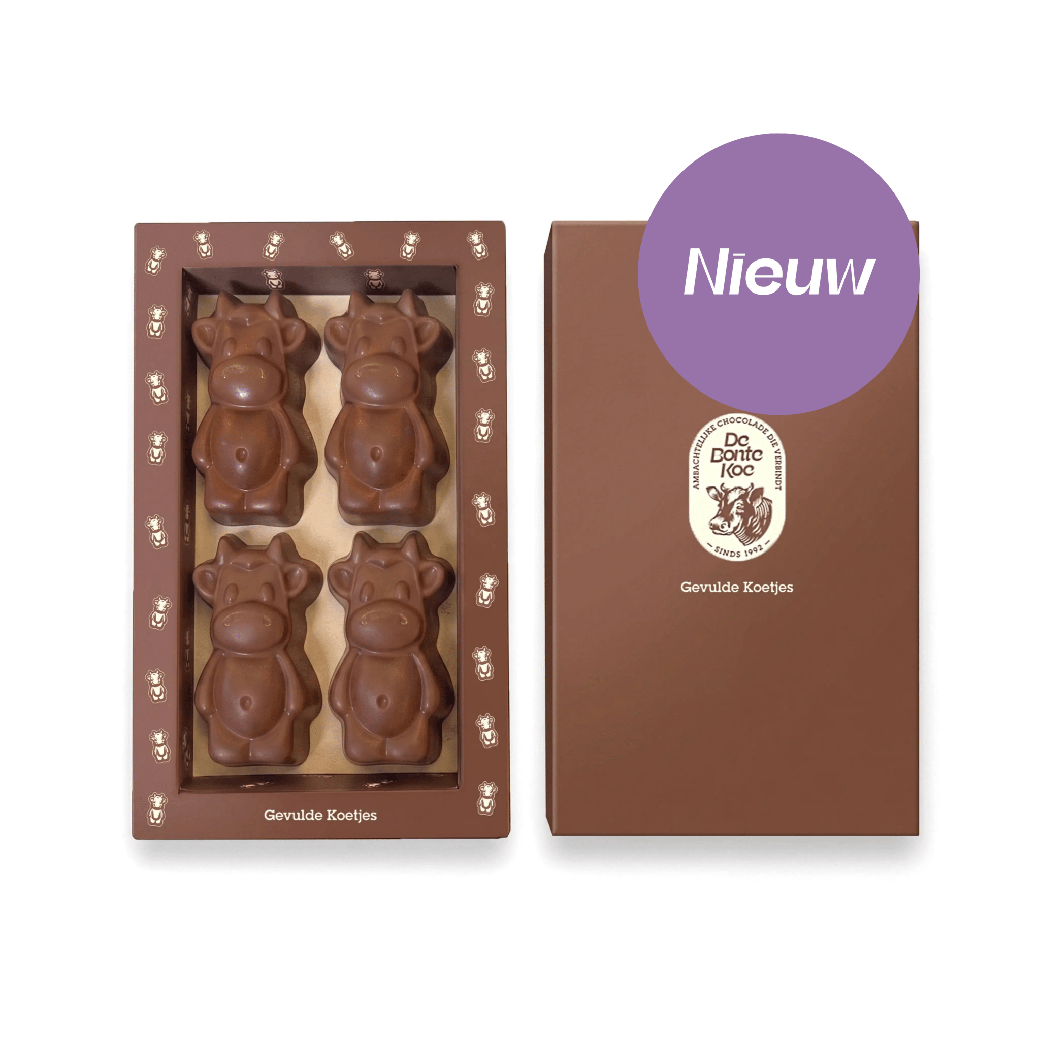 Gevulde Koetjes (marshmallow) - De Bonte Koe