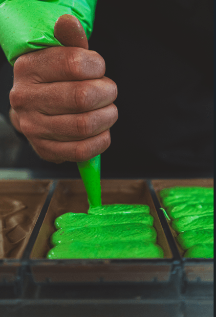 Pandan Kokos melkchocolade reep - De Bonte Koe