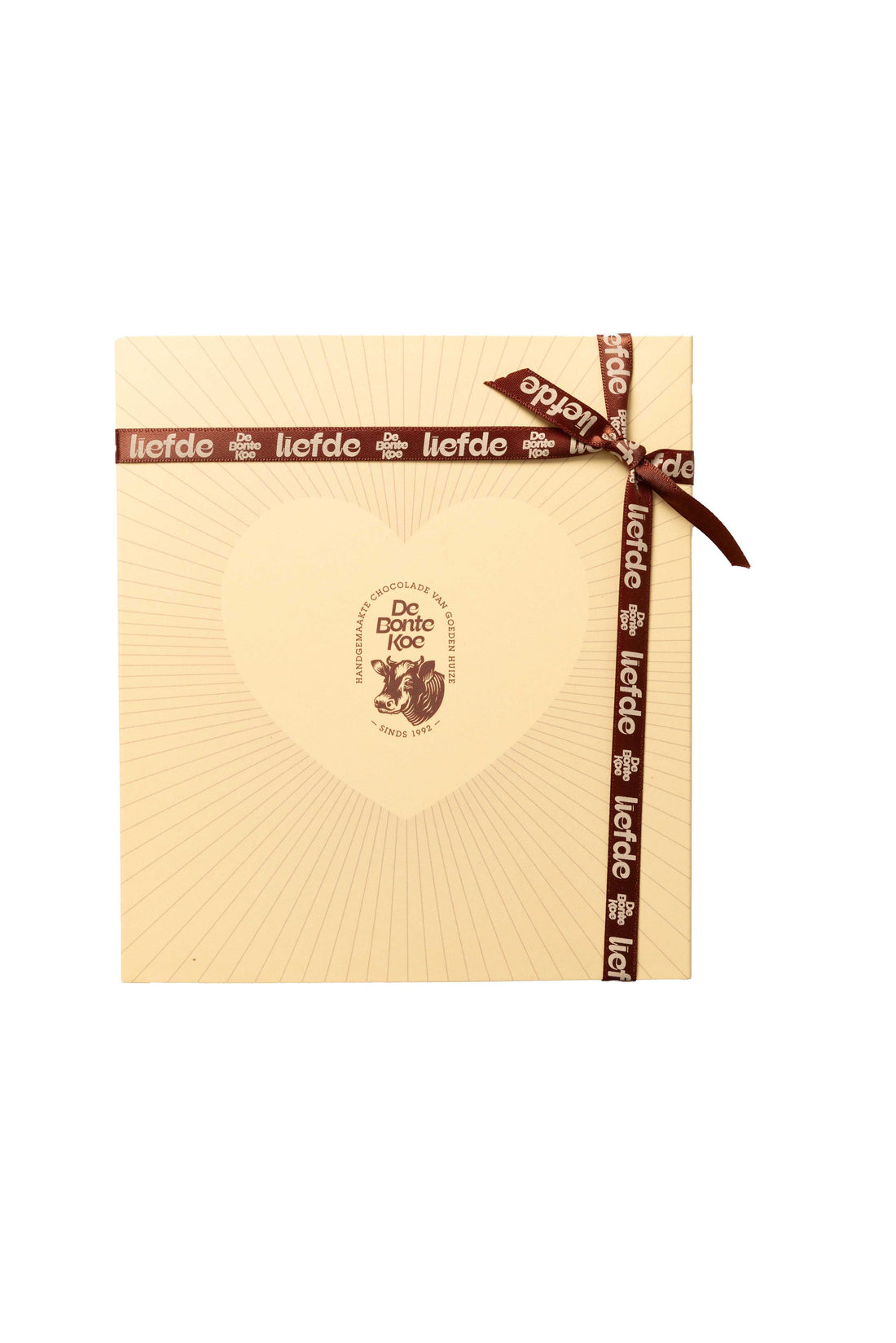 Brievenbus chocolade hart (vegan)