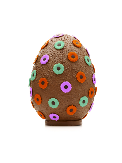 XL Easter egg with flowers