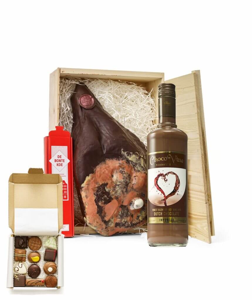 Chocolate Christmas package | Deluxe Ham In Crate