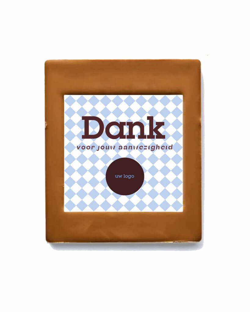 Chocolade Wenskaart | Eigen Ontwerp - De Bonte Koe