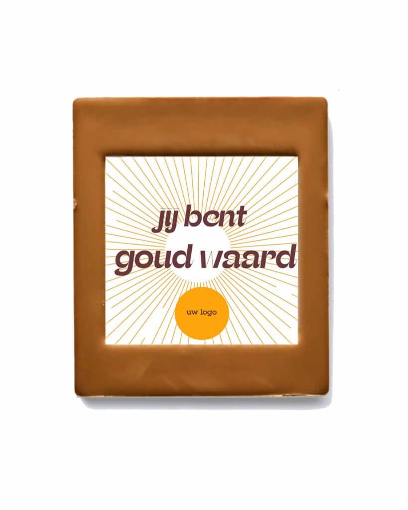 Chocolade Wenskaart | Eigen Ontwerp - De Bonte Koe