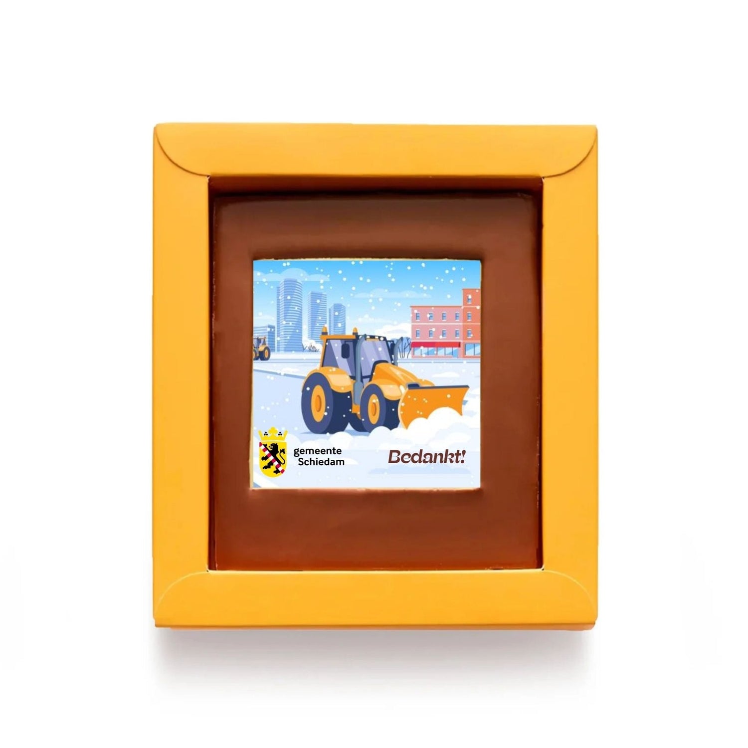 Chocolade Wenskaart | Eigen Ontwerp - De Bonte Koe