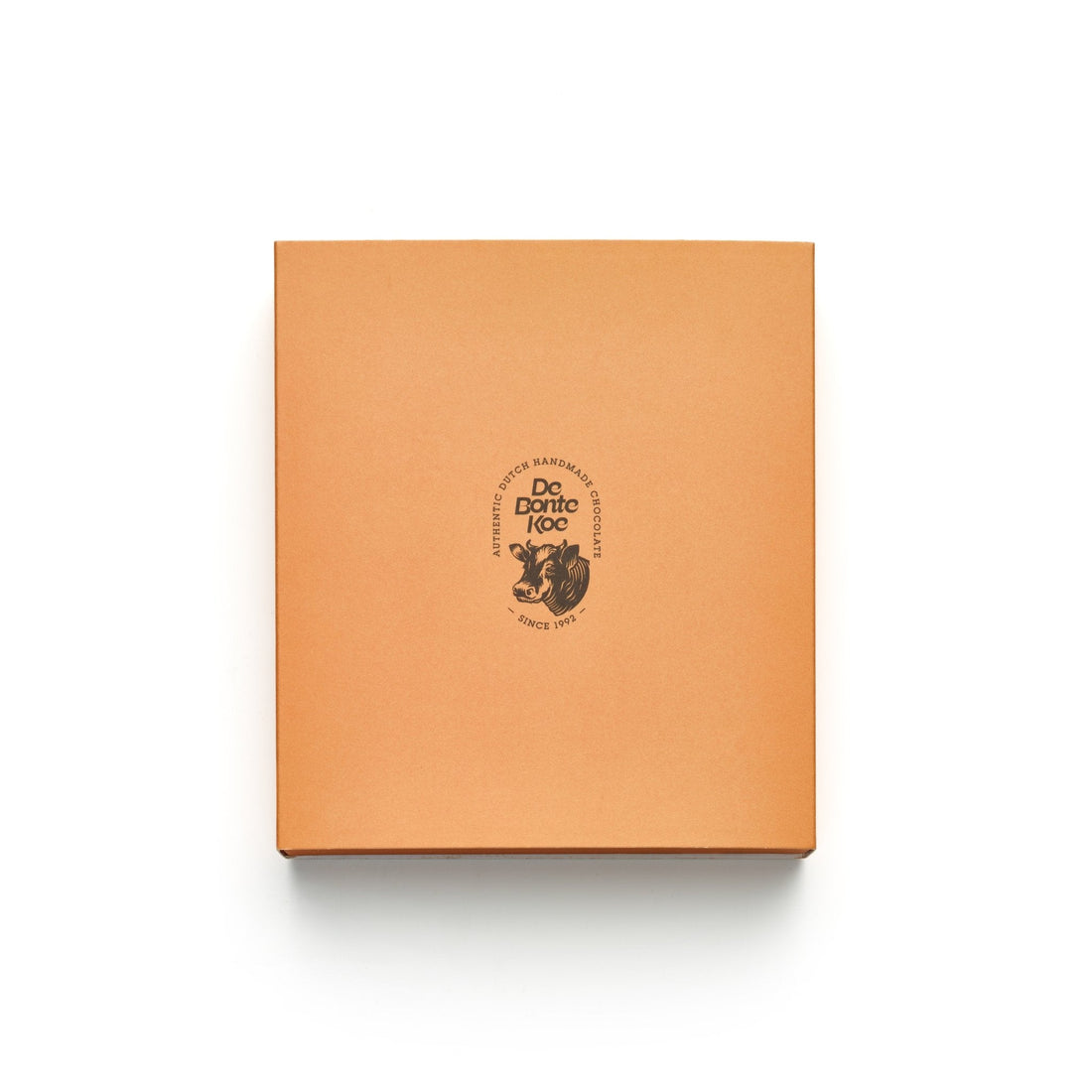 Chocolade Wenskaart | Fijne feestdagen eigen logo - De Bonte Koe