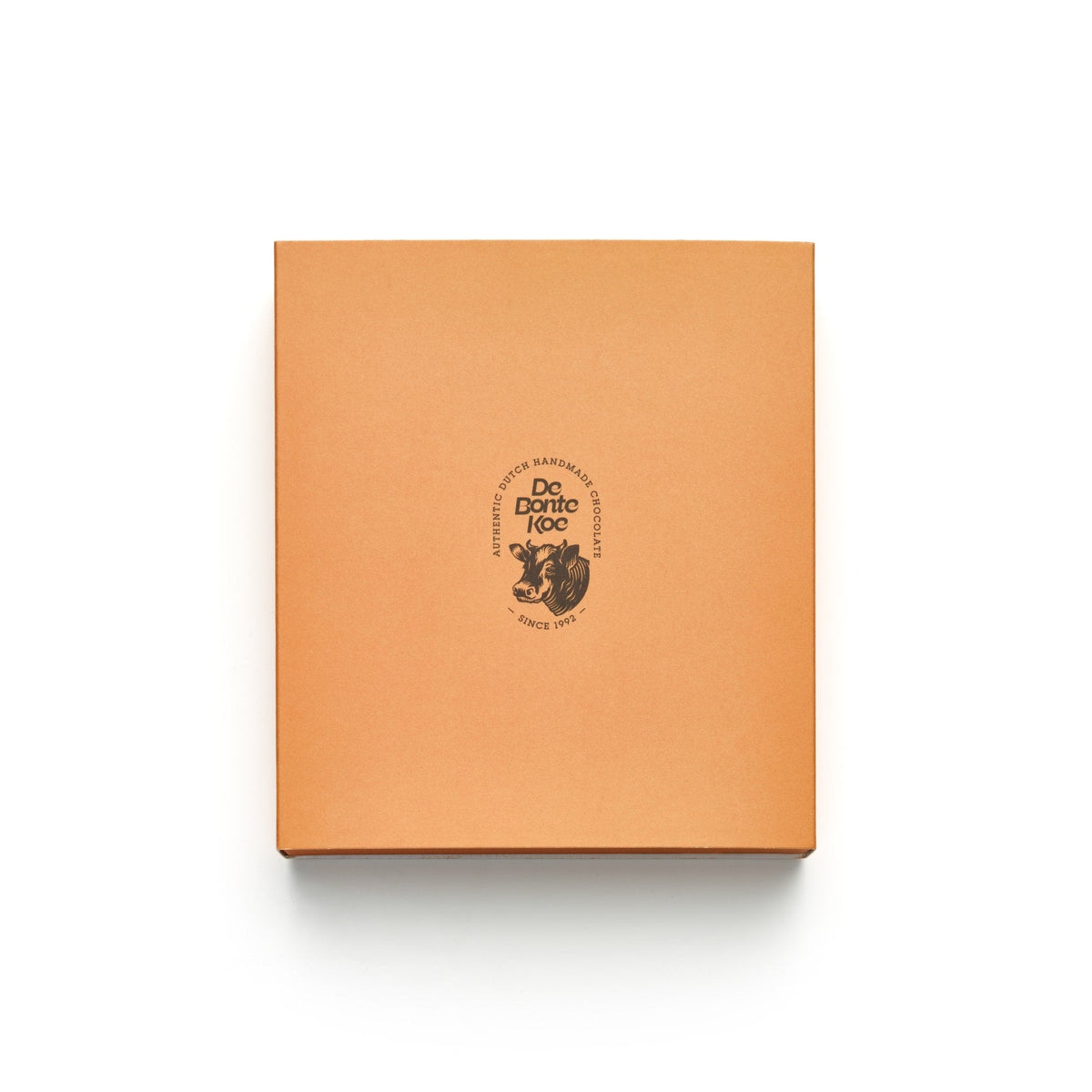 Chocolade Wenskaart | Fijne feestdagen eigen logo - De Bonte Koe