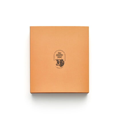 Chocolade Wenskaart | Fijne feestdagen eigen logo - De Bonte Koe