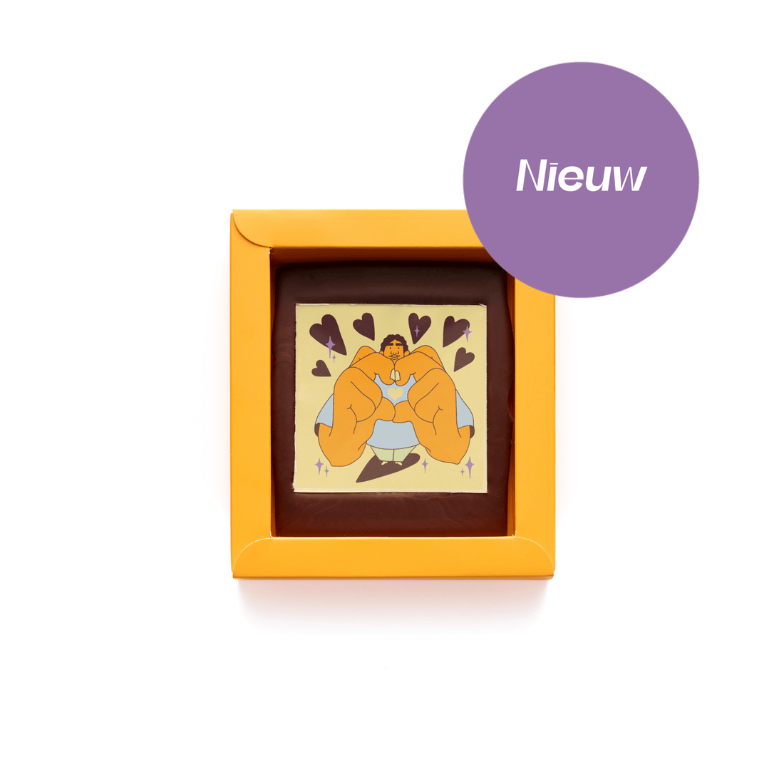 Chocolade Wenskaart | Liefde - De Bonte Koe