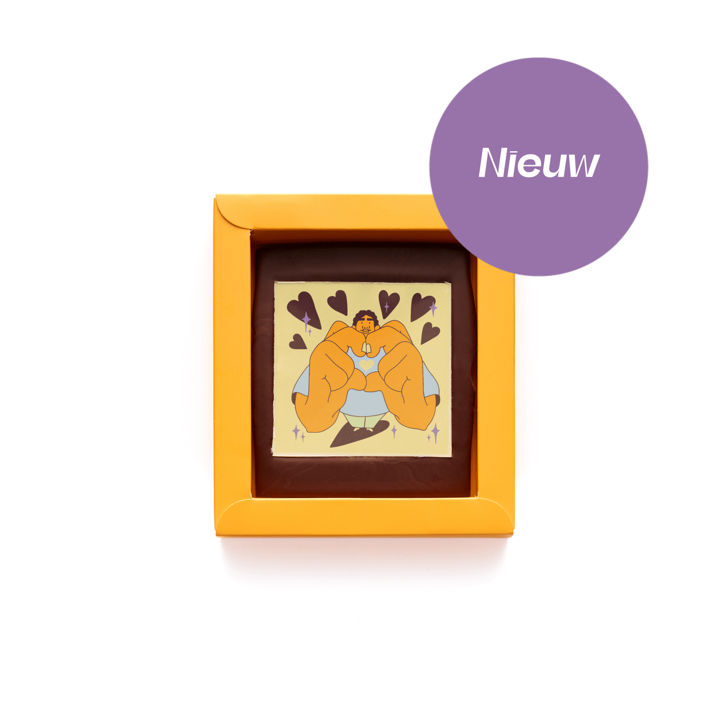 Chocolade Wenskaart | Liefde - De Bonte Koe