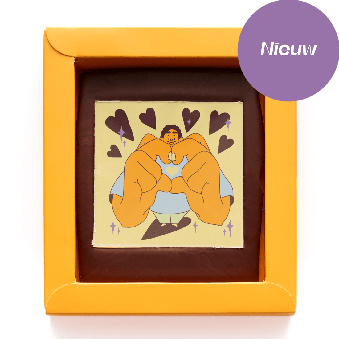 Chocolade Wenskaart | Liefde - De Bonte Koe