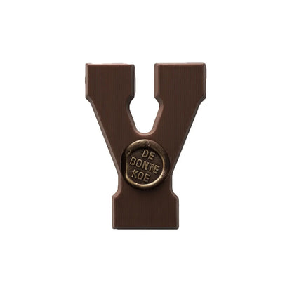 Chocoladeletter | Puur (vegan) - De Bonte Koe