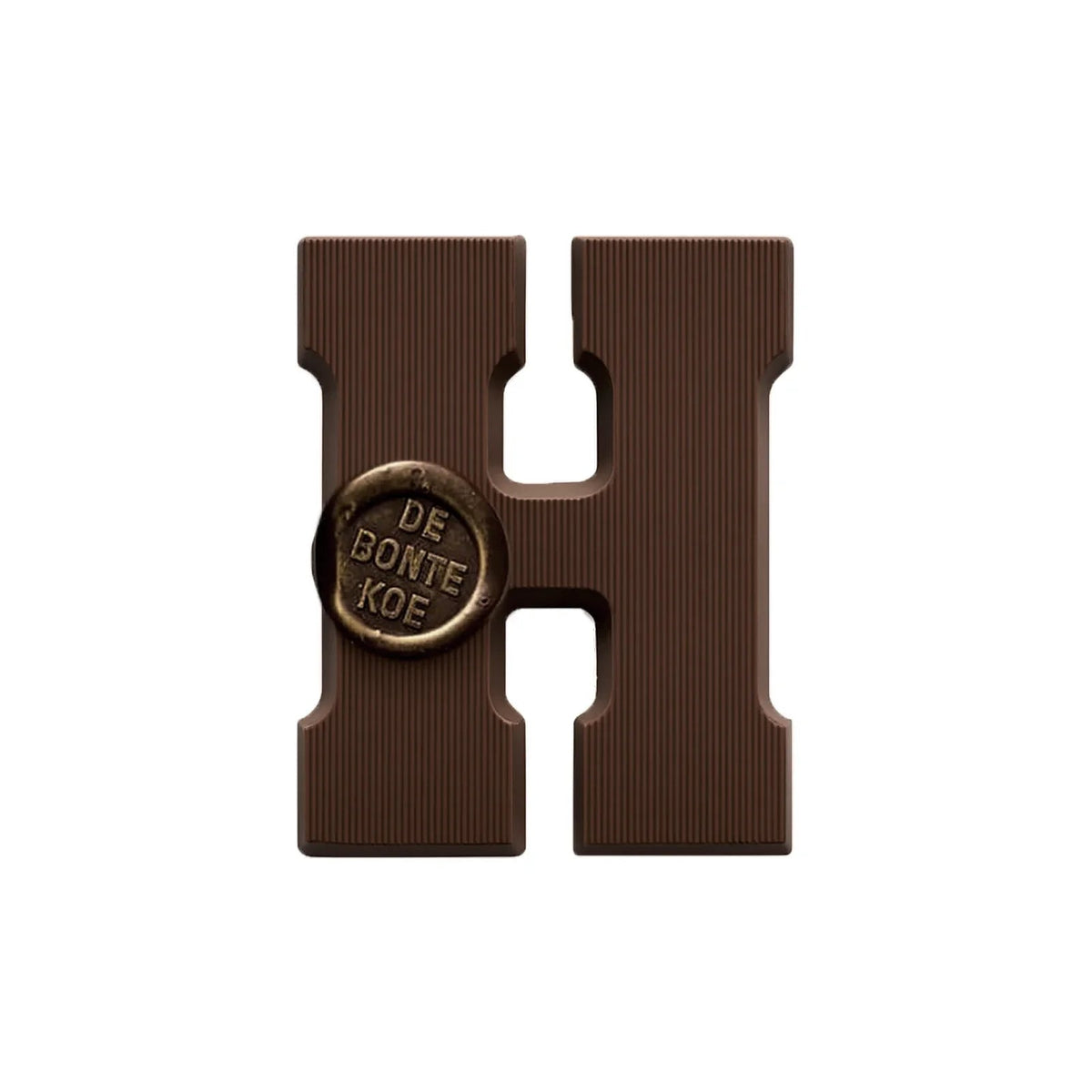 Chocoladeletter | Puur (vegan) - De Bonte Koe