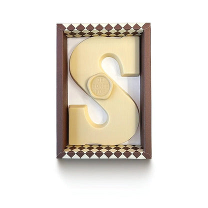 Chocoladeletter | S Wit - De Bonte Koe