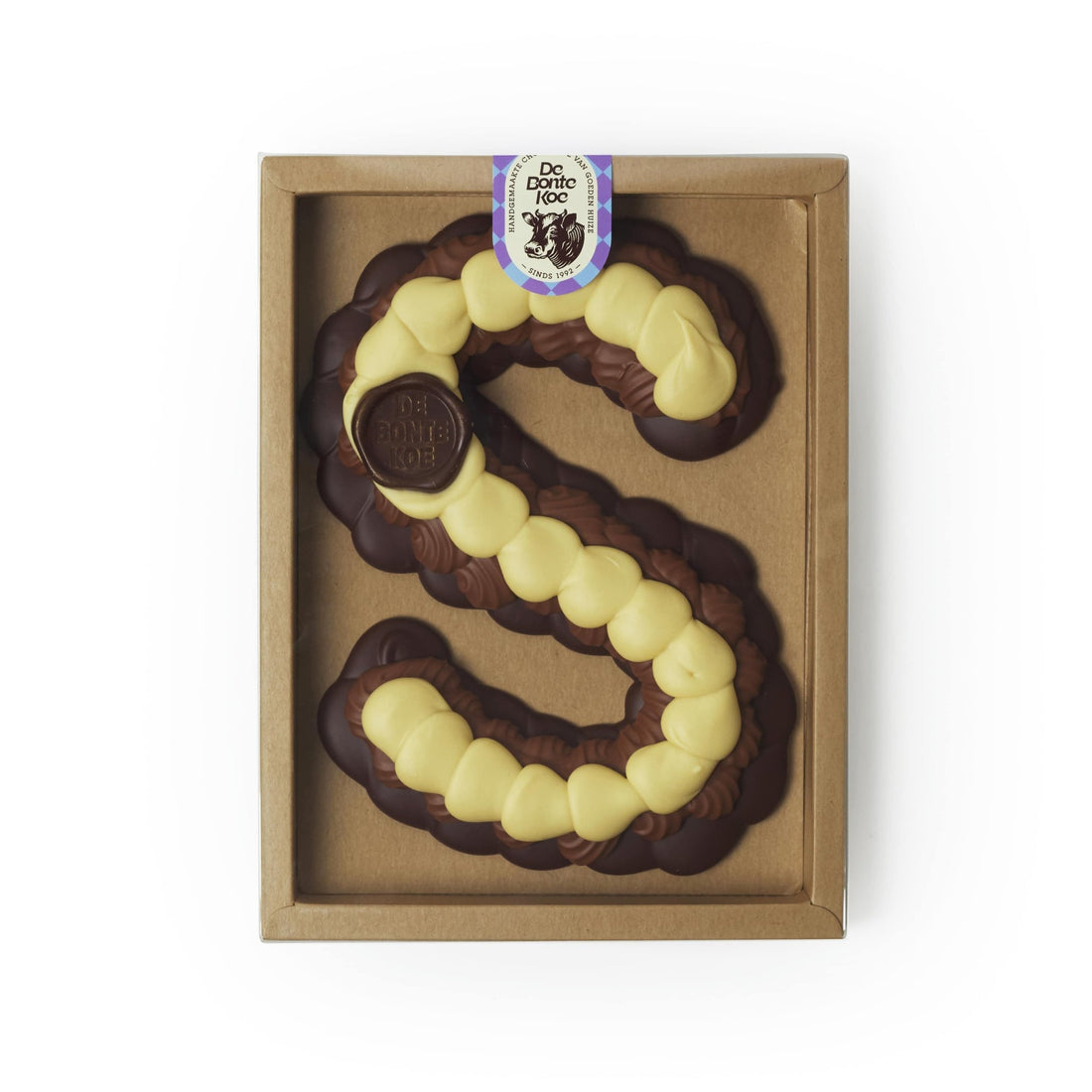 Chocoladeletter | XL Deluxe - De Bonte Koe
