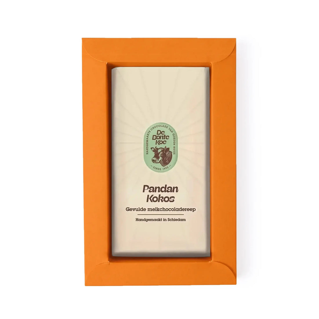 Deluxe reep | Pandan Kokos melkchocolade - De Bonte Koe