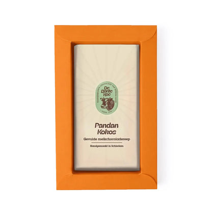 Deluxe reep | Pandan Kokos melkchocolade - De Bonte Koe
