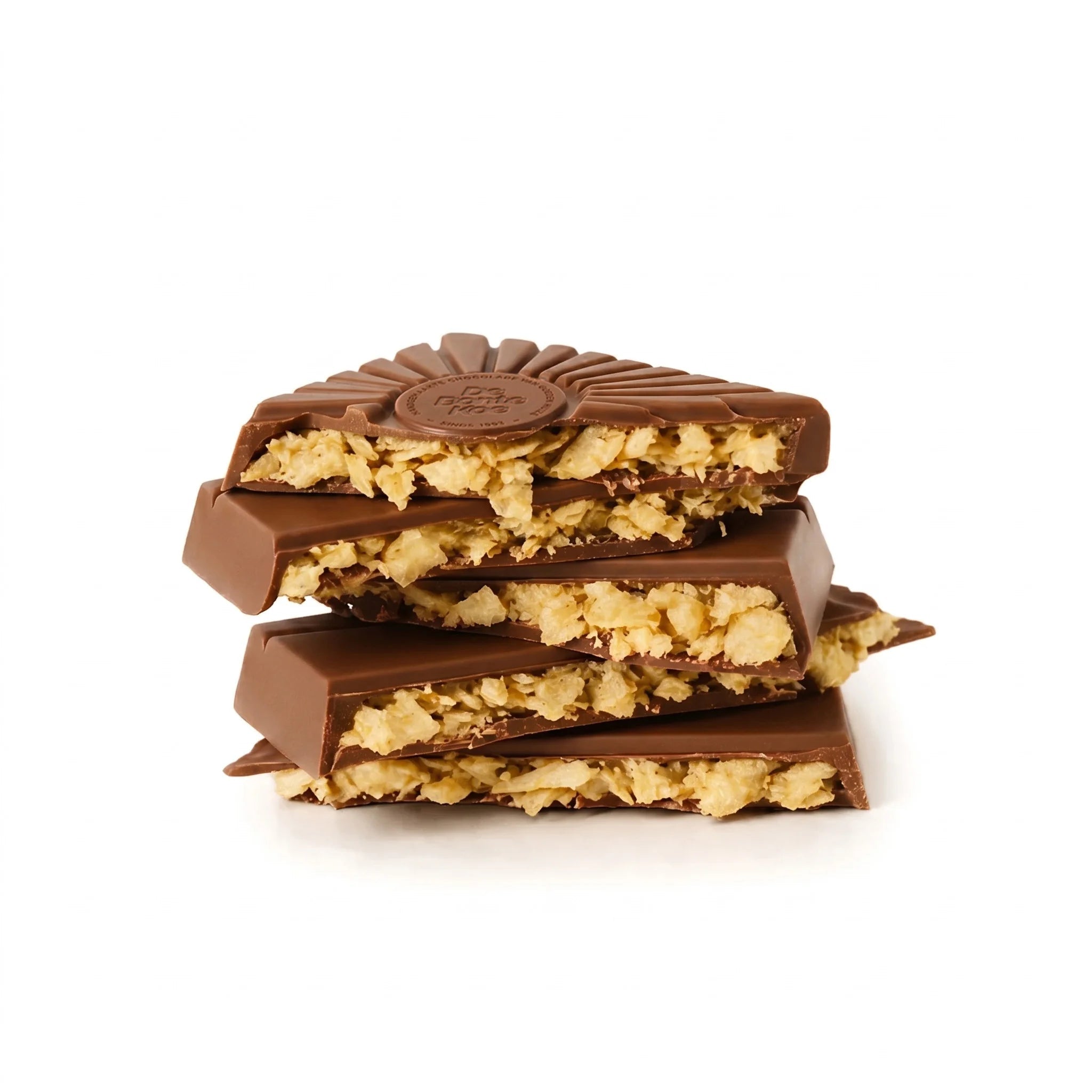 Deluxe reep | Zeezout chips melkchocolade - De Bonte Koe