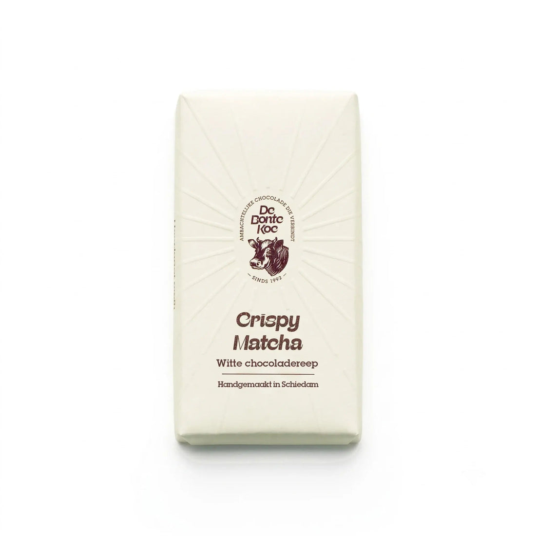Matcha | Witte chocolade en soya crisps - De Bonte Koe