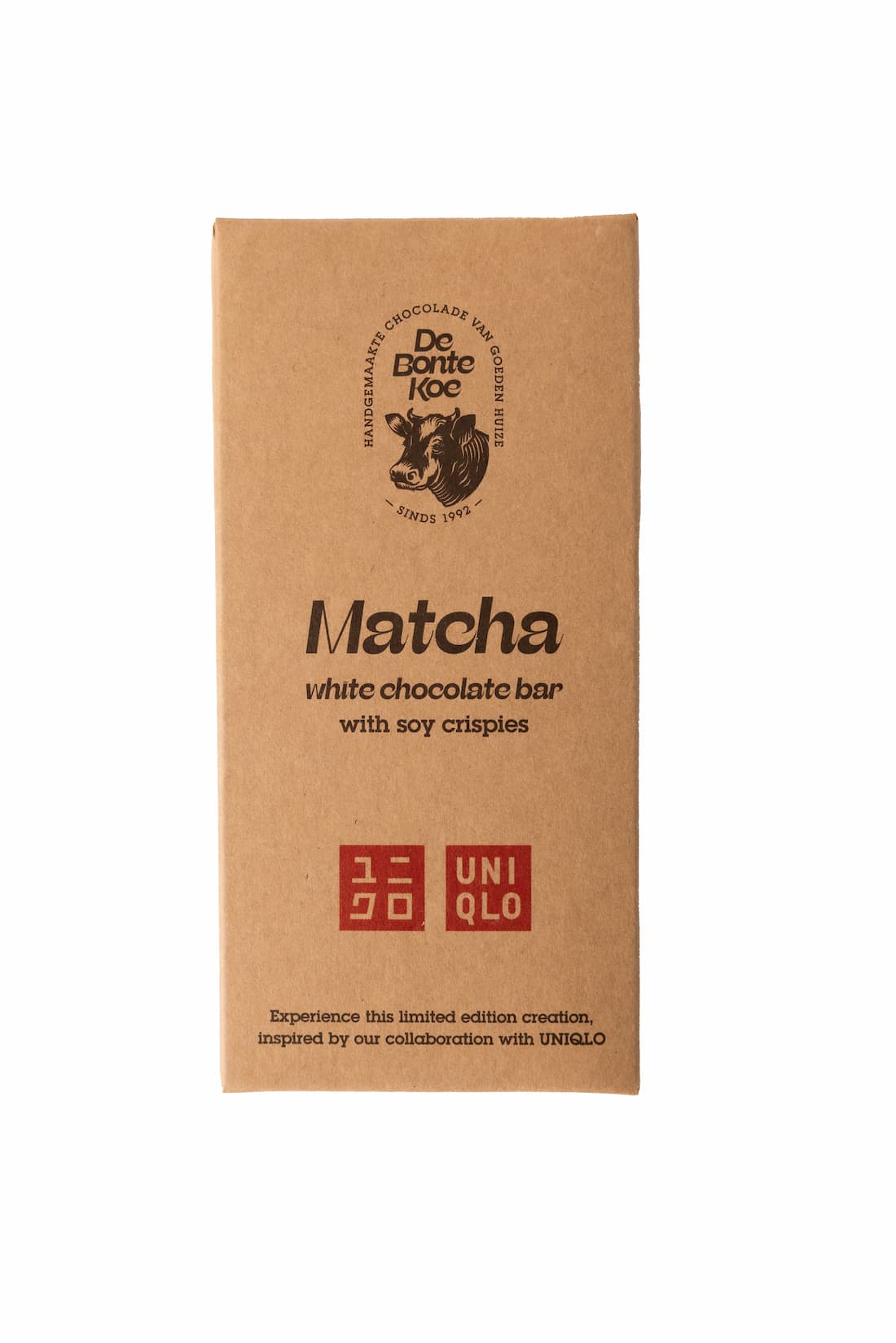 Matcha | Witte chocolade en soya crisps - De Bonte Koe