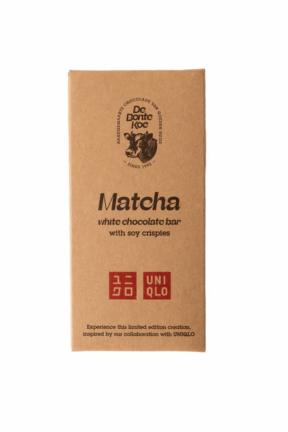 Matcha | Witte chocolade en soya crisps - De Bonte Koe