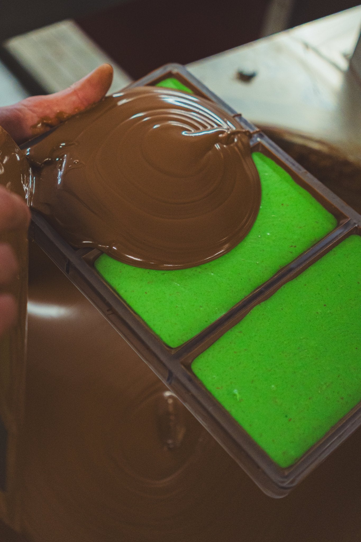 Pandan Kokos melkchocolade reep - De Bonte Koe