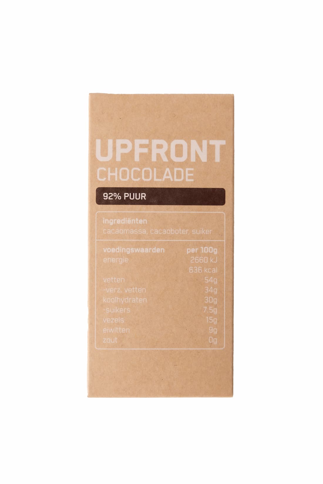 Upfront Reep | 92% pure chocoladereep