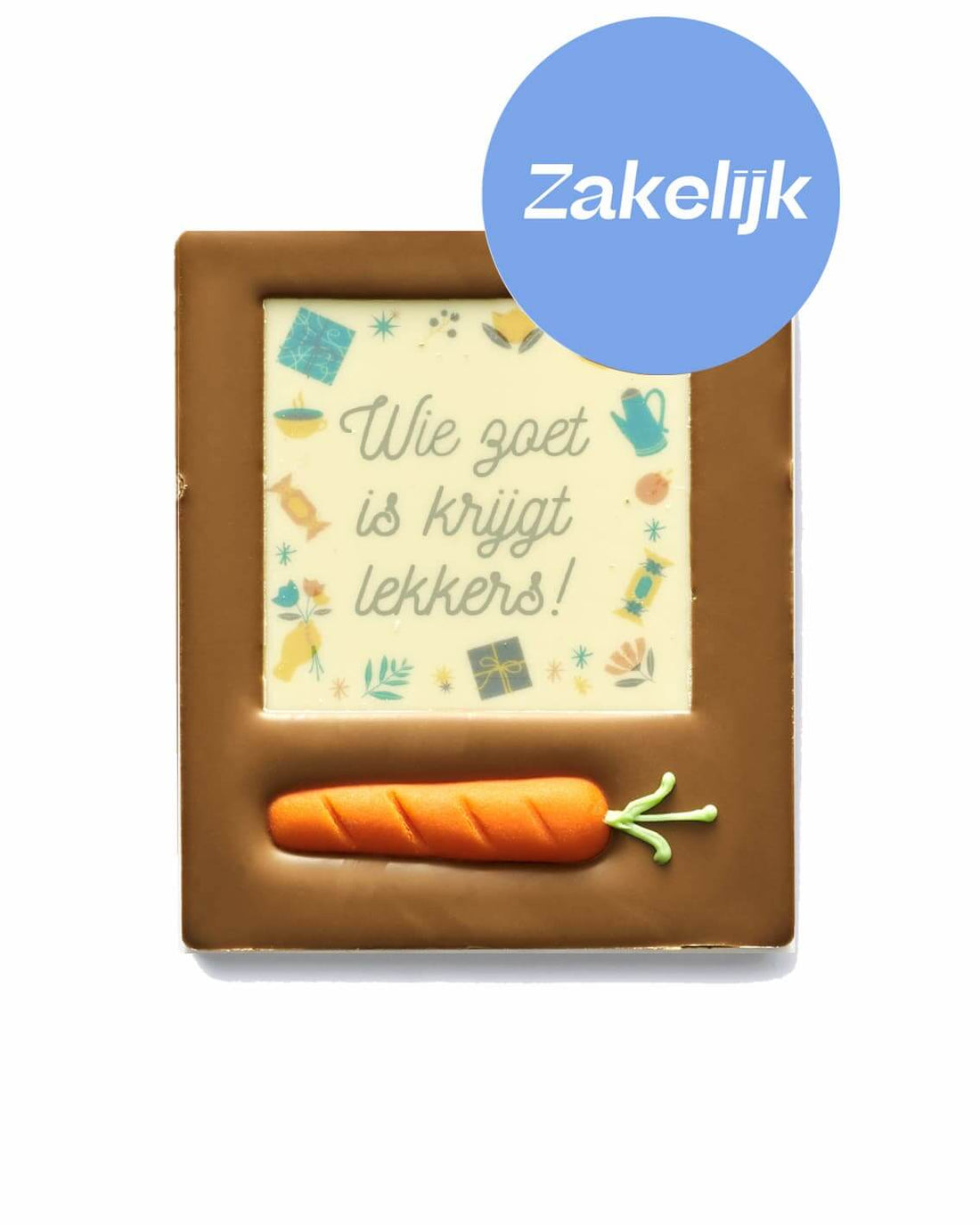 Chocolade Wenskaart | Sinterklaas gepersonaliseerd