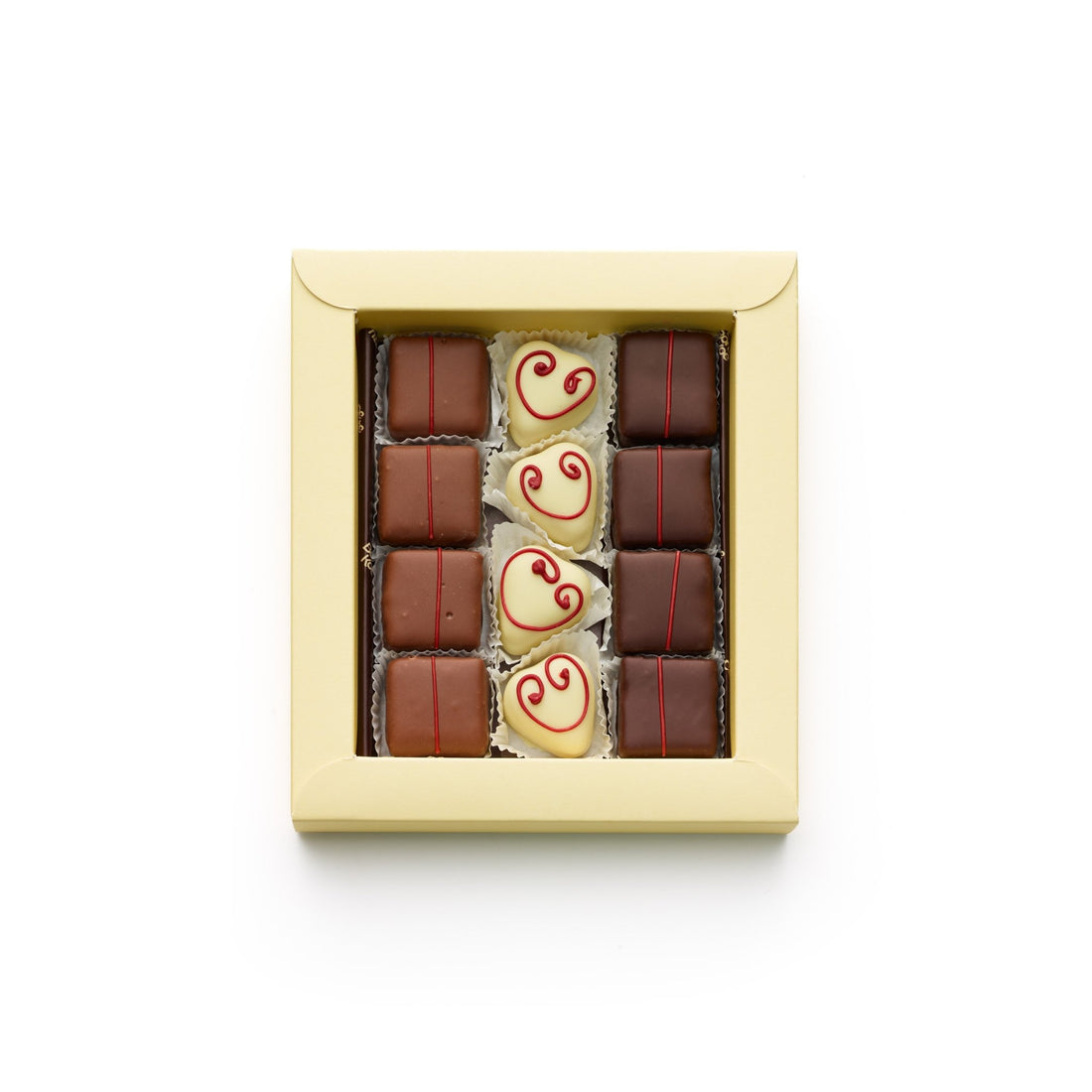 Valentijn brievenbus bonbons - De Bonte Koe